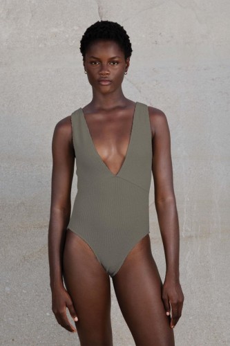 Maillot une pièce Ariel Hazelnut