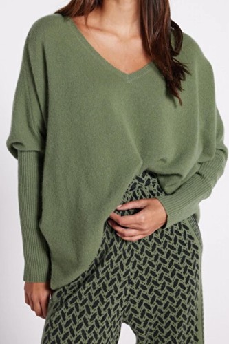 Pull poncho cachemire Faustine woods