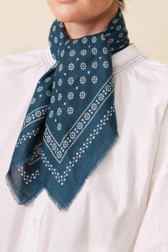 Foulard N°676 Navy Blue