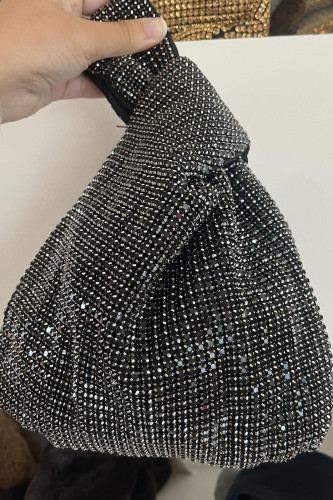 Sac à strass noir