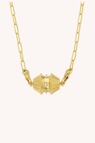 COLLIER - GOLD BIG TALISMAN