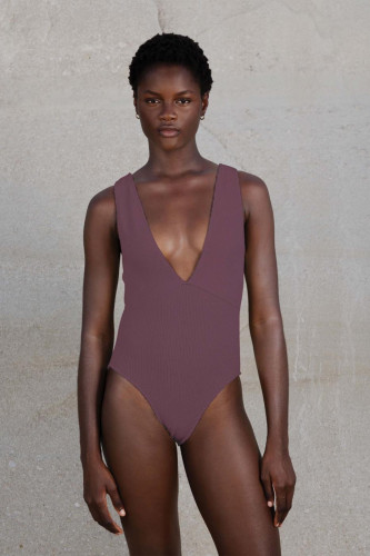 Maillot une pièce Ariel Grape