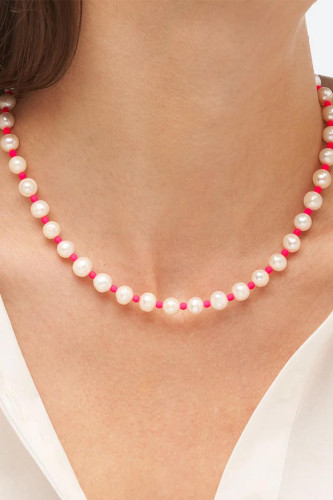 COLLIER EN PERLES