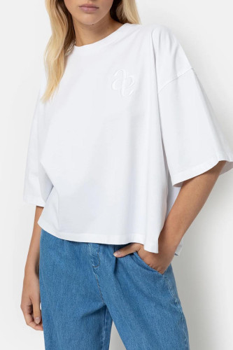 Eloise-A Boxy T-Shirt | White