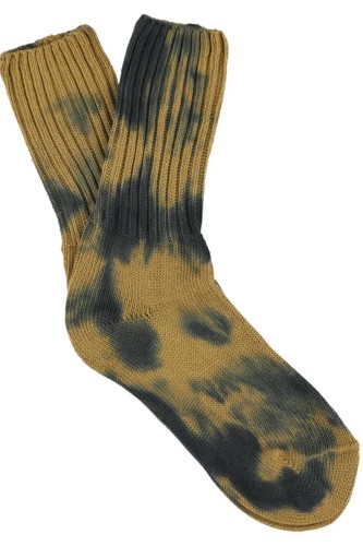 CHAUSSETTES TIE DYE - INDIGO / BRONZE